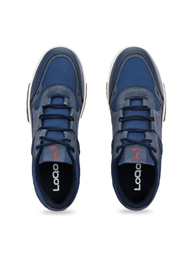 Image of LOQO Men's Vigo Navy Sneakers
