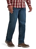 Wrangler Authentics Men's Regular Fit Comfort Flex Waist Jean, Twilight Flex, 34 x 32