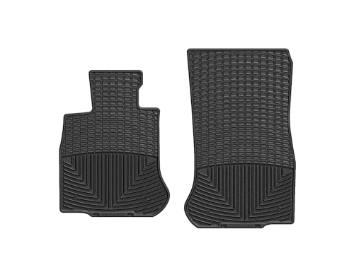 WeatherTech All-Weather Floor Mats for BMW 640i, 650i - 1st Row (W260), Black