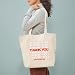 CafePress Thank You Have A Nice Day Tote Bag Reusable Natural Beige Canvas Shopping Bag