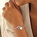 Turandoss Bracelets for Women - Knot Bracelet, Dainty Charm Initial Letter G Bracelet, Jewelry for Women