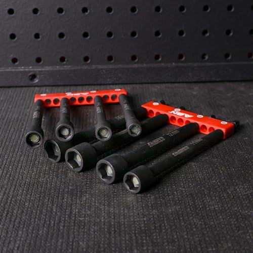 image for ABN Impact Nut Driver Tool Set - 8pc Metric 6 IN Long Shank Nut Driver