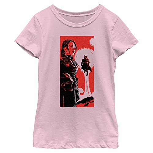 T-shirt Star Wars Fennec Boba imprimé graphique résistant pour fille