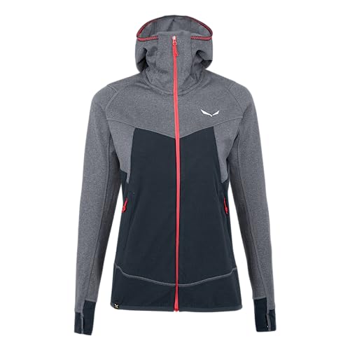 Salewa Damen Puez Hybrid Pl W Fz Hdy Softshelljacke, Ombre Blue Melange, 36