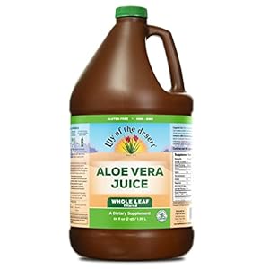 Lily Of The Desert Aloe Vera Juice, Certified Organically Grown Whole Leaf, Dietary & Immune Support Drink, Liquid…