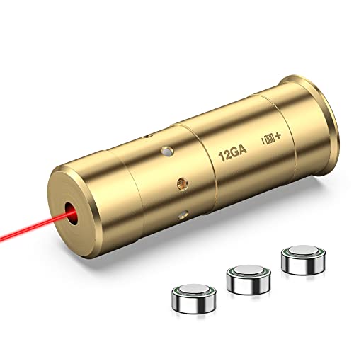 Image of CVLIFE Bore Sight Laser 223 5.56mm /9mm /.243.308 /12Gauge /7.62x39mm /.45acp Red Laser Bore Sighter with Batteries