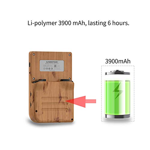RG351V Game Console Portable Vertical Gameboy Design Opensource System RK3326 Chip, 3.5 Inch IPS Screen Portable Built in WiFi Portable Player Console (Wood Grain Color) - Thumbnail 7