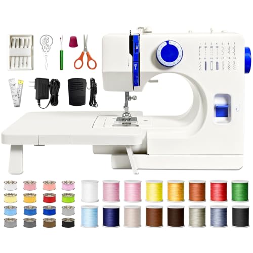 Lastempa StitchMaster Pro Sewing Machine - Twin/Double Needle Compatible, 14 Stitches, Easy for Beginners & Home Users (Solid White) by Lastempa - Used condition - US$79.78