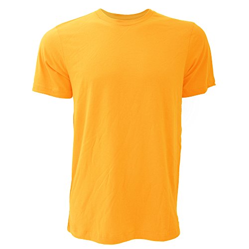 Image of Bella + Canvas Unisex Jersey Crew Neck T-Shirt, Yellow, S