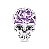 💀 【Magische Charms】: Innendurchmesser: 4,5 mm. Kompatibel mit allen gängigen Armbandmarken. Passend für Halsketten und Armbänder.