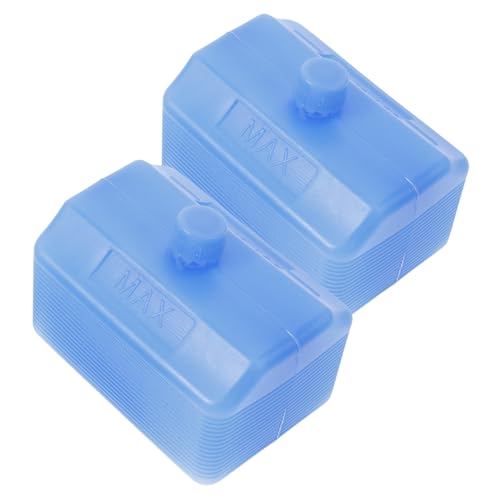 BESPORTBLE 2pcs Portable Ice Packs for Lunch Boxes Reusable Cooler Freezer Packs Enhance Air Conditioner Efficiency for Outdoor Activities and Daily Use
