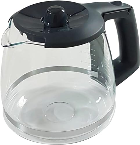 Lichtblau Verseuse en verre anthracite pour machine à café TKA6A Bosch I Verseuse de rechange pour TKA6A044 & TKA6A047 I Pour machine à café filtre I Accessoire pour machine à café Bosch