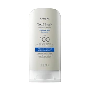 Total Block Sunscreen SPF 100, Yanbal, with Vitamin E, Water Resistant, UVB/UVA Protection, 2.8 oz