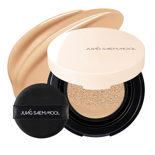 JUNG SAEM MOOL Essential Skin Nuder Cushion | Natural Finish, Buildable Coverage Cushion Foundation...