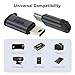 MOSHOU USB-C to Mini USB Adapter for TI-84 Plus CE, Use Your USB-C Cable to Charge, Compatible with TI-84 Plus C Silver Edition, TI-Nspire CX/CX CAS/CX II/CX II CAS, TI-89 Titanium, TI-83/85