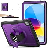 Coque Antichoc Complet avec Protecteur D'écran: Cet coque pour iPad 11eme/10eme generation 11/10.9 pouces est composée d'un cadre en plastique de haute qualité et d'une coque intérieure en nid d'abeille antidérapante avec un protecteur d'écran. Protégez entièrement votre iPad 11/10 contre les dommages causés par des chutes accidentelles, des chocs ou des rayures