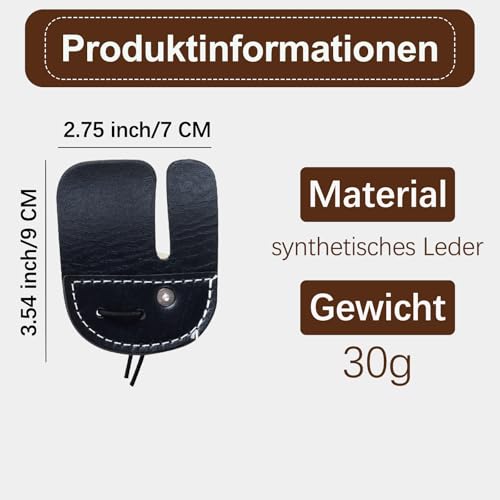 Bogenschießen Finger Tab & Arm Guard Set Doppelschicht Finger Protector Verstellbarer Armband Armbandschutz für Recurve Bow Longbow Jagd Fit rechte Hand