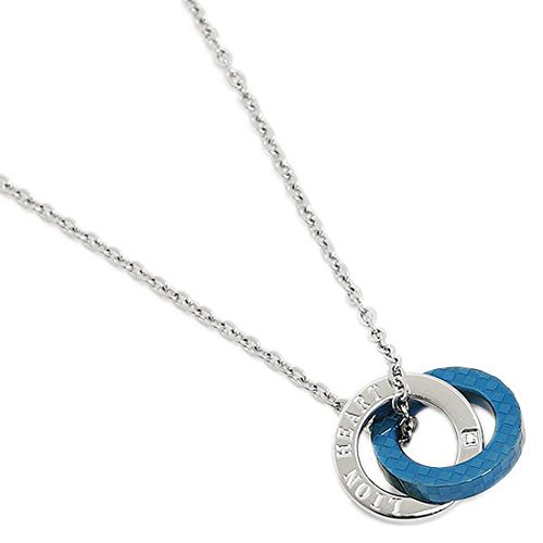 (ライオンハート) LION HEART ライオンハート ネックレス LION HEART 04N135SMBL メンズ ネックレス ブルー/シルバー [並行輸入品]