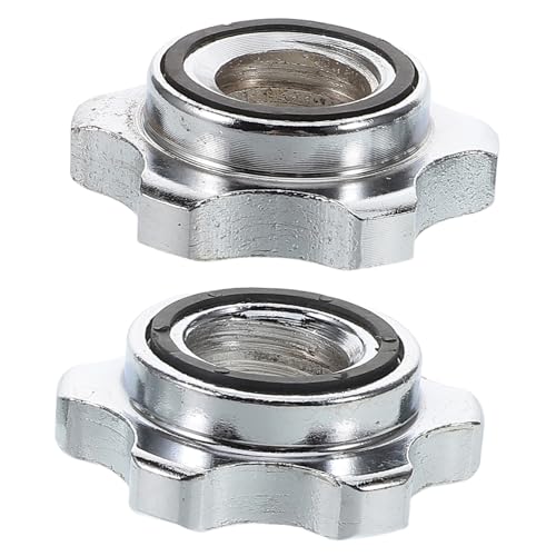 BESPORTBLE Barbell Lock Collars Dumbbell Clips Weightlifting Nut Barbell Skid Lock Clamp