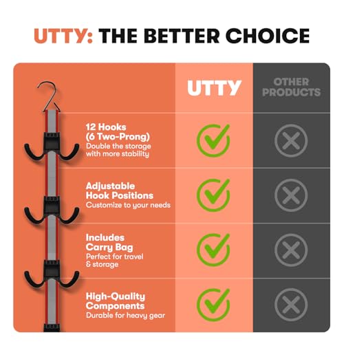 image for UTTY Hanging Multipurpose Portable Hockey Drying Rack - Durable Gear K