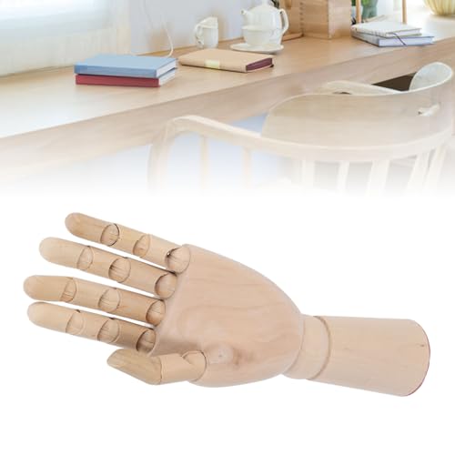 Modelo De Mão De Madeira, Manequim Flexível De 11,8 Pol. Para a Mão Direita E Esquerda Mini Manequim