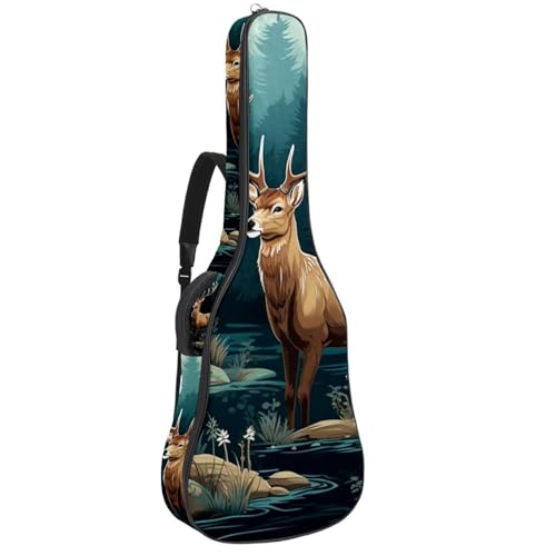 Sac pour guitare acoustique de 101,6 cm étui étanche contre les chocs et la pluie