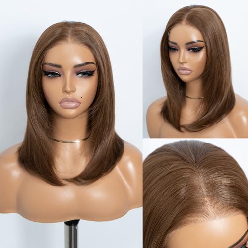 Perruque blonde courte dégradée pour changer de look sans abîmer vos cheveux