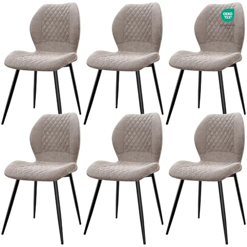 JIJIAN Pack de 6 Sillas de Comedor Sillas