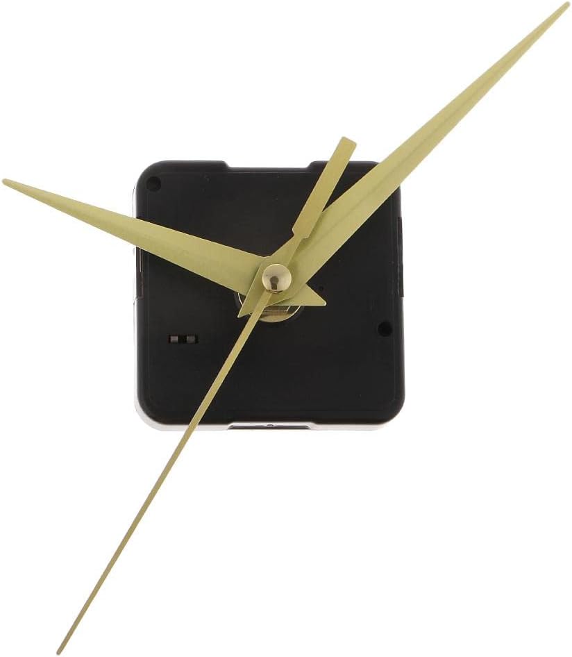THE Style Sutra® Silent Wall Clock Movement with Pointer for DIY and Repair Yellow Pointer | 1 Piece Quartz Wall Clock Movement