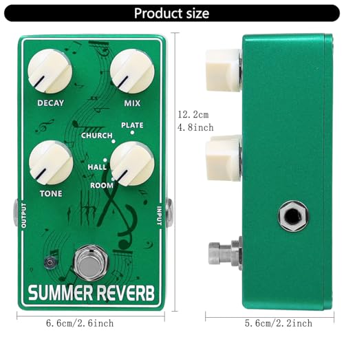 Pédale d'effets pour guitare électrique compacte pour éliminer les setups complexes