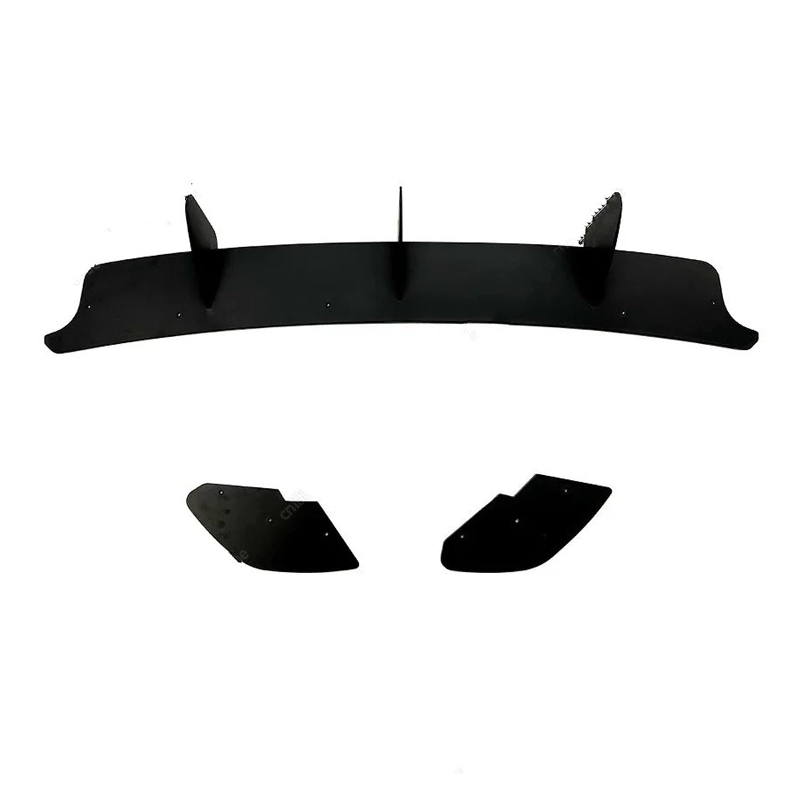 Difusor trasero para Golf 6 GTI alerón divisor paragolpes posterior hatchback 2009-2013 negro 6