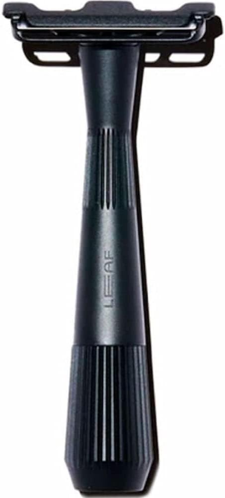 Leaf Shave The Twig Razor, Black - Plastic-Free, Single-Blade, Safety Razor for Women & Men with Sensitive Skin or Lighter Hair