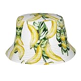 Bananas Bucket Hat for Women Men, Outdoor Sun Fishing Hat, Cute Fisherman Cap, Summer Beach Trendy H