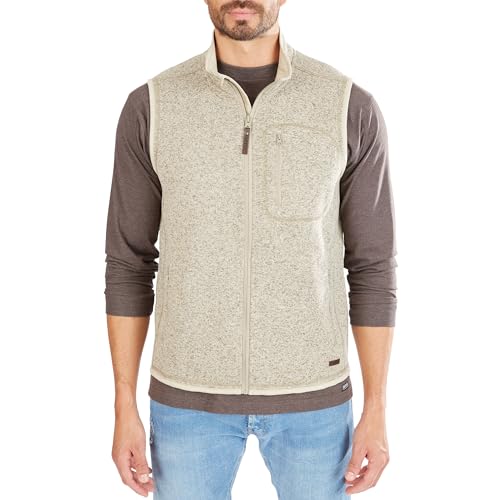 Smith's Workwear Men's Full Zip Sweater Fleece Vest