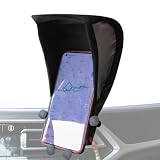 Ombrello Parasole Telefono Auto per moto Anti-Riflesso Ombrello(Black)