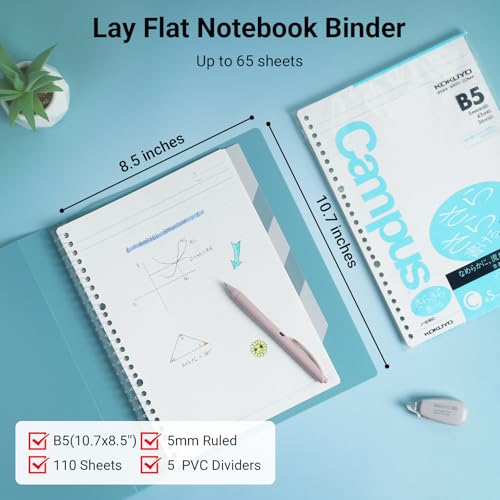 Cahier à spirales rechargeable B5 pour organiser vos notes de bureau - 2