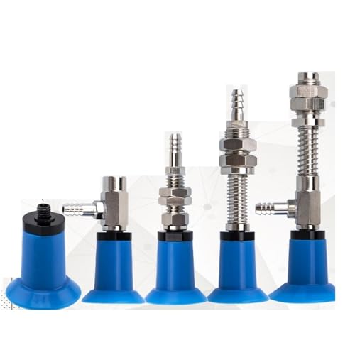 Ventouse WEN03-d33 anti-marquage en silicone bleu pour bras robot