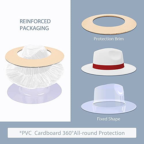 Image of Womens & Mens Fedora Hats, Wide Brim Fedora Hats for Women Men