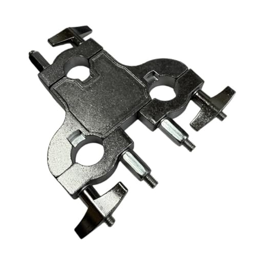 Conector de Abrazadera para Batería Colaxi, Clip de Expansión para Platillos, Accesorio Metálico Profesional Multifunción con Plataforma de Montaje de 3 Agujeros miniatura 7