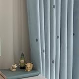 Lirzxin - Cortina térmica con 2 paneles de cortina de ventana para dormitorio, salón, interior, 86 x 214 cm