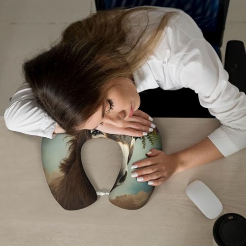 Almohada de viaje de espuma viscoelástica una talla miniatura 6