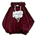 Pianshanzi Damen Casual Hoodies Pullover Tops Langarm Sweatshirts Herbstkleidung Angebote Heute Blitzangebote Damen