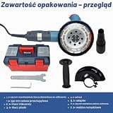 FANZWORK Szlifierka do betonu 1900 W (maks.) z bezszczotkowym silnikiem EC