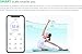 True Integral Smart Scale for Body Weight, Tempered Glass, Digital Bathroom Weighing Machine for Fat Water Muscle BMI, Bluetooth Electronic Body Composition Monitors, 400lb Capacity