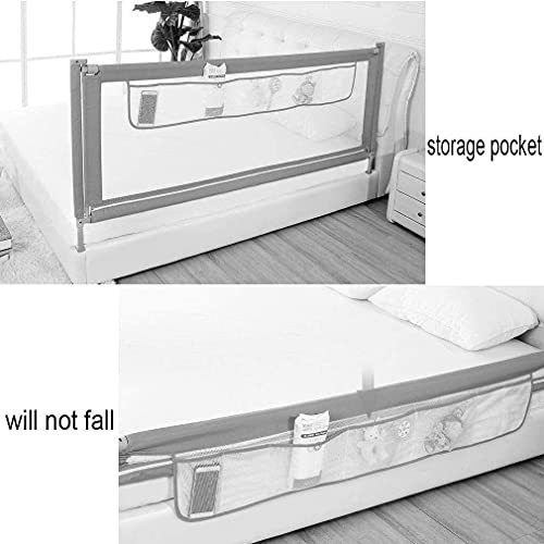 Garde-corps pour lit de bébé réglable verticalement avec barrière anti-chute - 6