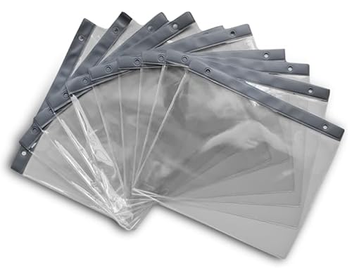 RUNGIFT Startnummernhüllen Lauf – 10er Set Klare Schutzhüllen für Startnummern – Passend für Rungift Medaillenhalter – Transparentes Etui für Laufnummern, Marathon & Trail