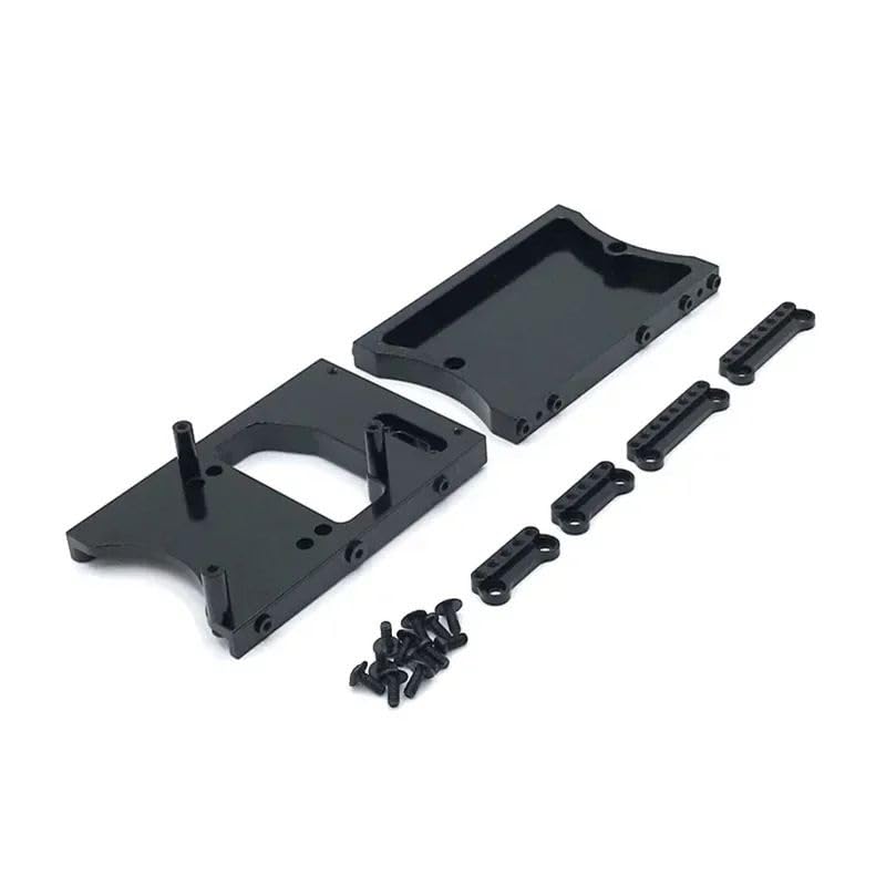 Soporte Montaje Servo Amortiguador Haz para Asiento Metal para Coche Trepador Control Remoto 1/12 Camión para Buggy RC Piezas Actualización Accesorio Modelos RC
