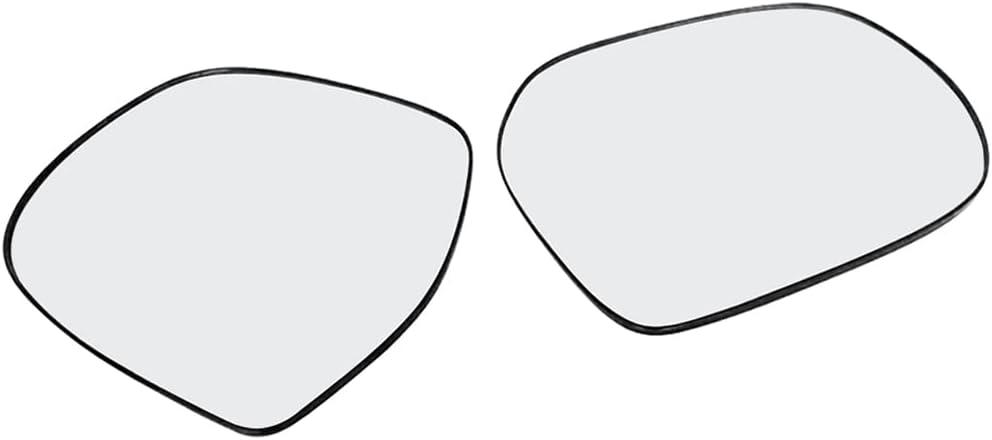 Replacement Side Mirror Glass Heated with Back Plate, Rearview Power Heated Mirror Glass, Compatible with Lexus GX460 2010-2019 Compatible with Lexus LX570 2008-2015, Left Driver Side