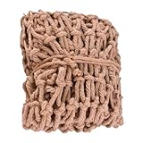 ZREVSB Hemp Rope Climbing Net Nature Jute Craft Child Safety Wall Decoration Garden Balcony Stair Protection Fence(Dia 4mm Mesh 10cm)