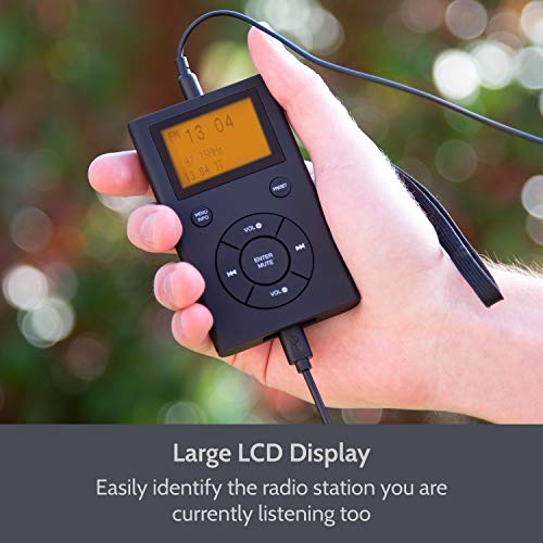 DAB Radio, DAB Plus Radio Klein Digitalradio mit Wiederaufladbarem Akku, Persönliche Tragbares Radio, Mini Radio DAB/DAB… - Image 7